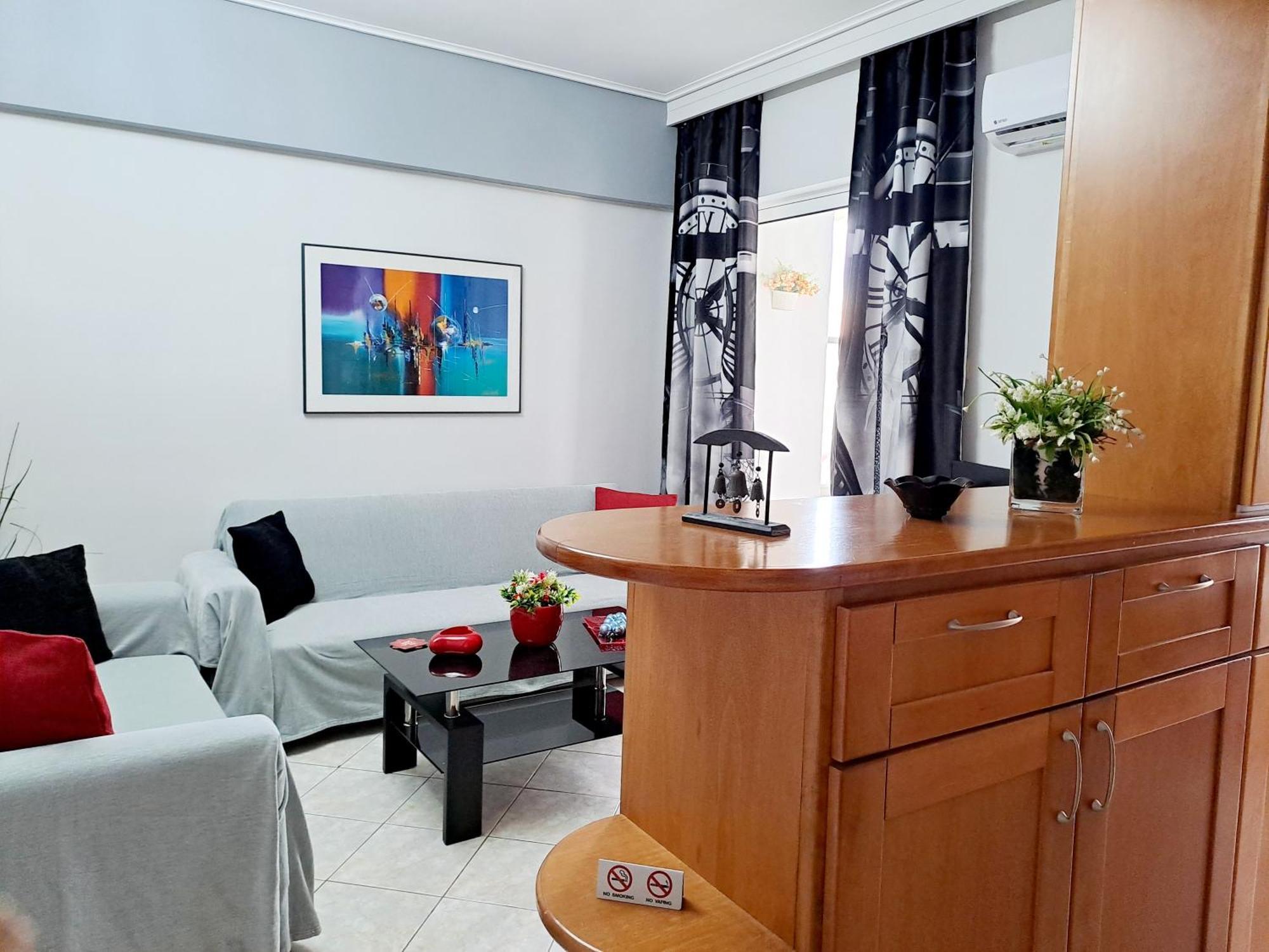 Bright Apartment In Nea Palatia • Oropos Ngoại thất bức ảnh